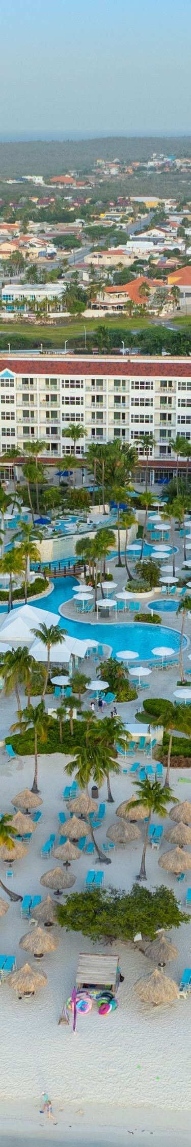 Resort aan zee op Aruba voor gezinnen en groepen