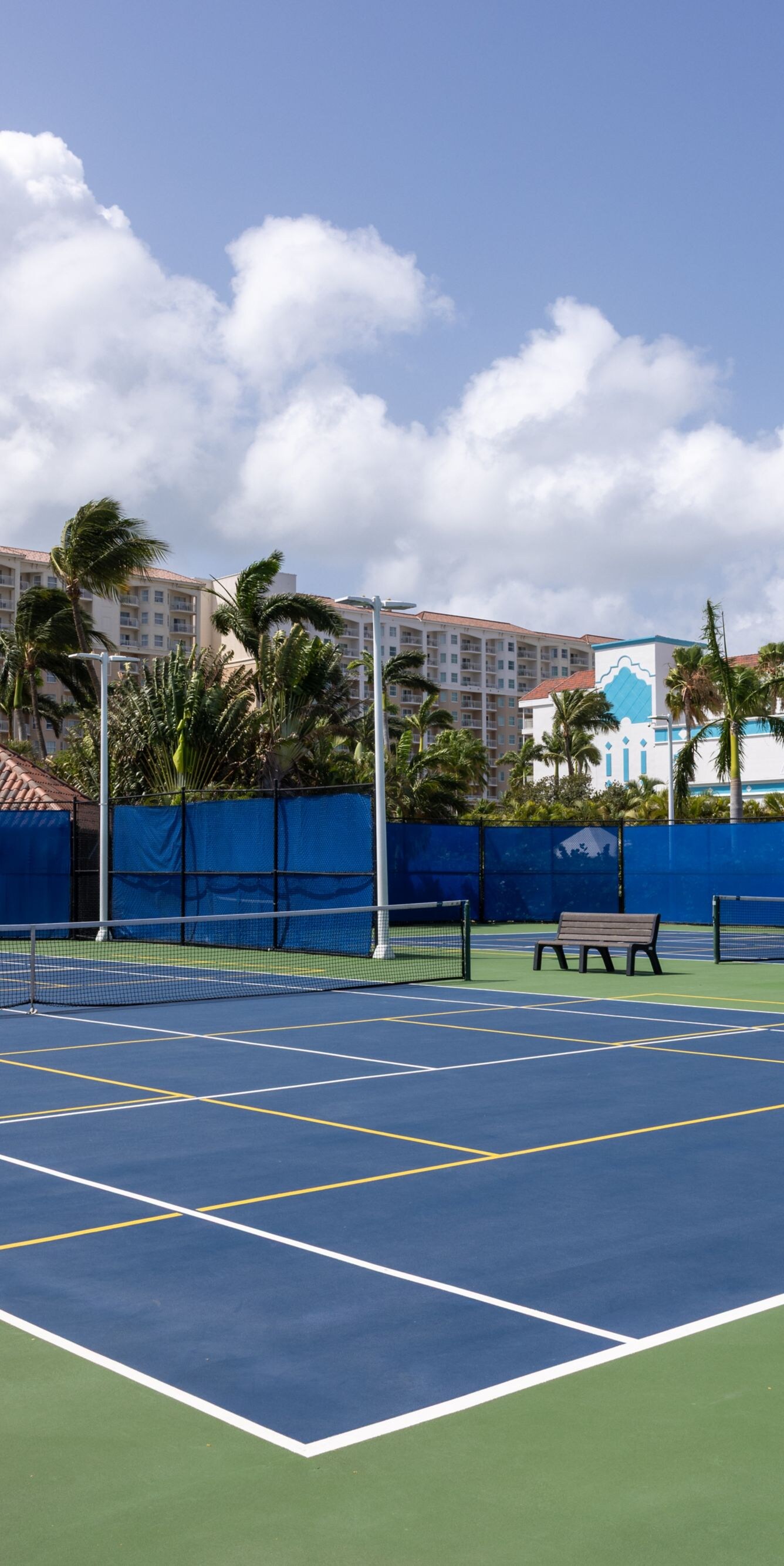 Tennis- en pickleball-banen