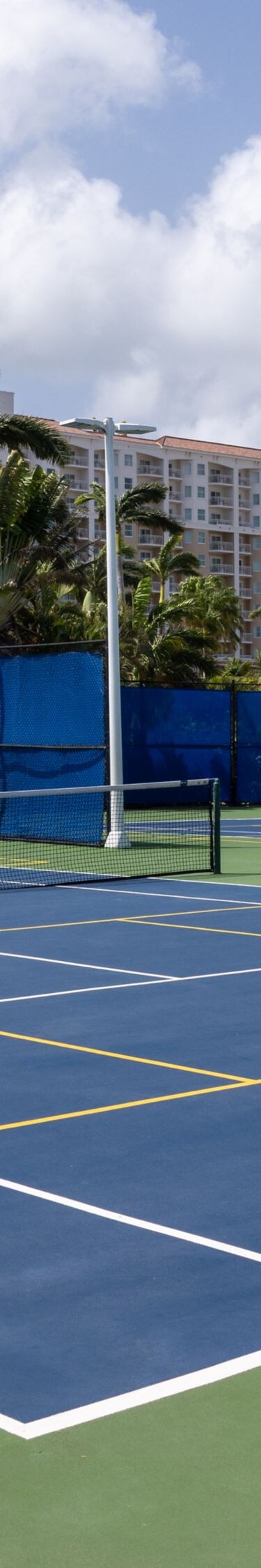 Tennis- en pickleball-banen