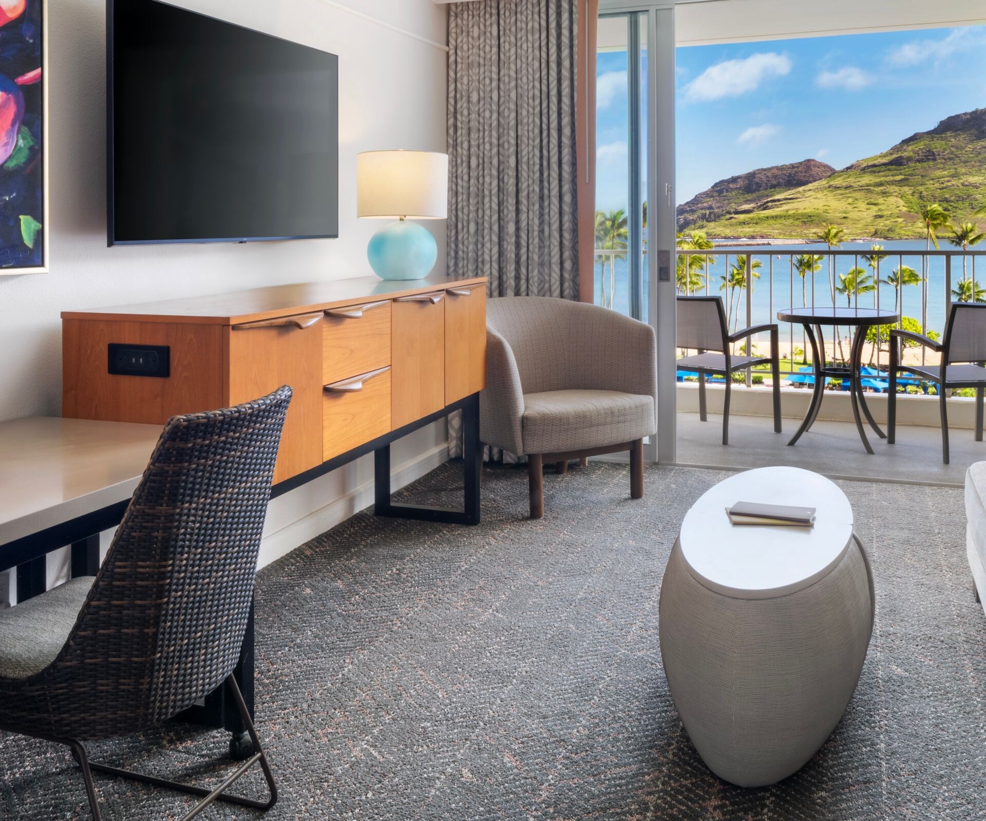 Kauai vacation rental with view of beach