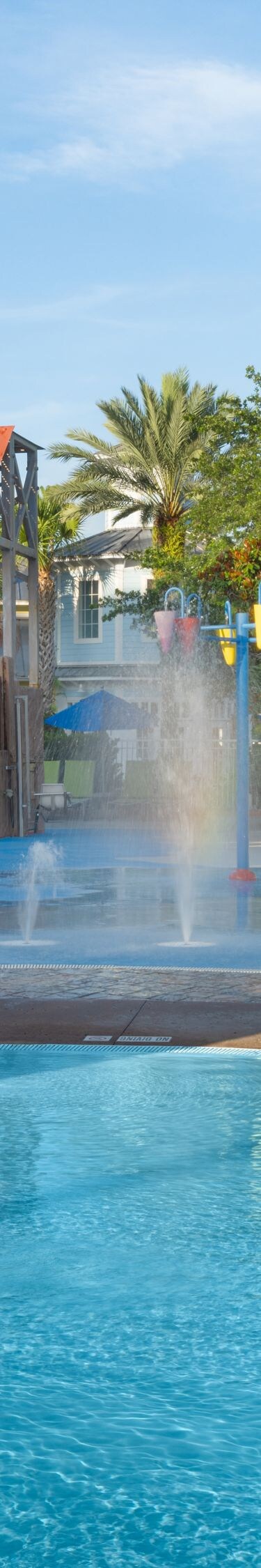 Resort-Pools und Planschbereich