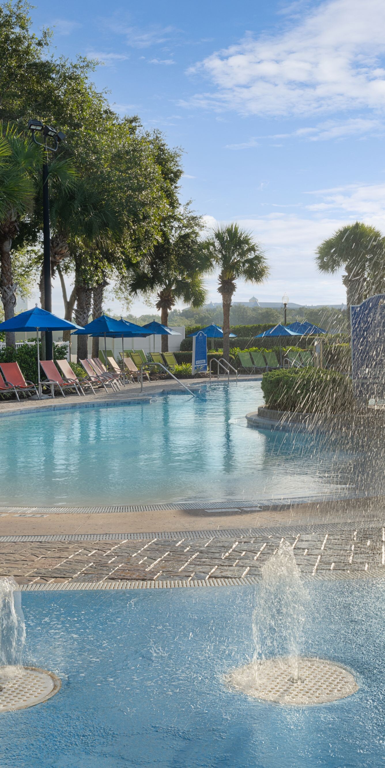 Resort-Pools und Planschbereich