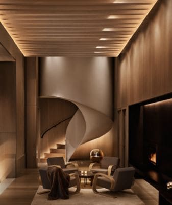 The New York EDITION - Lobby Fireplace Seating Area