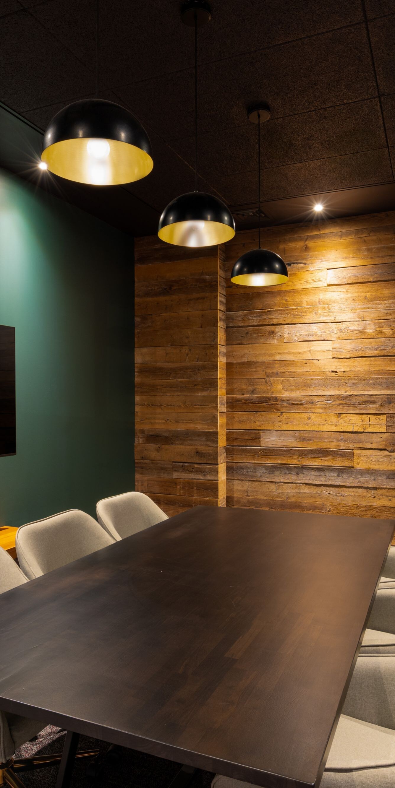 Boardroom setup - meeting room at Moxy