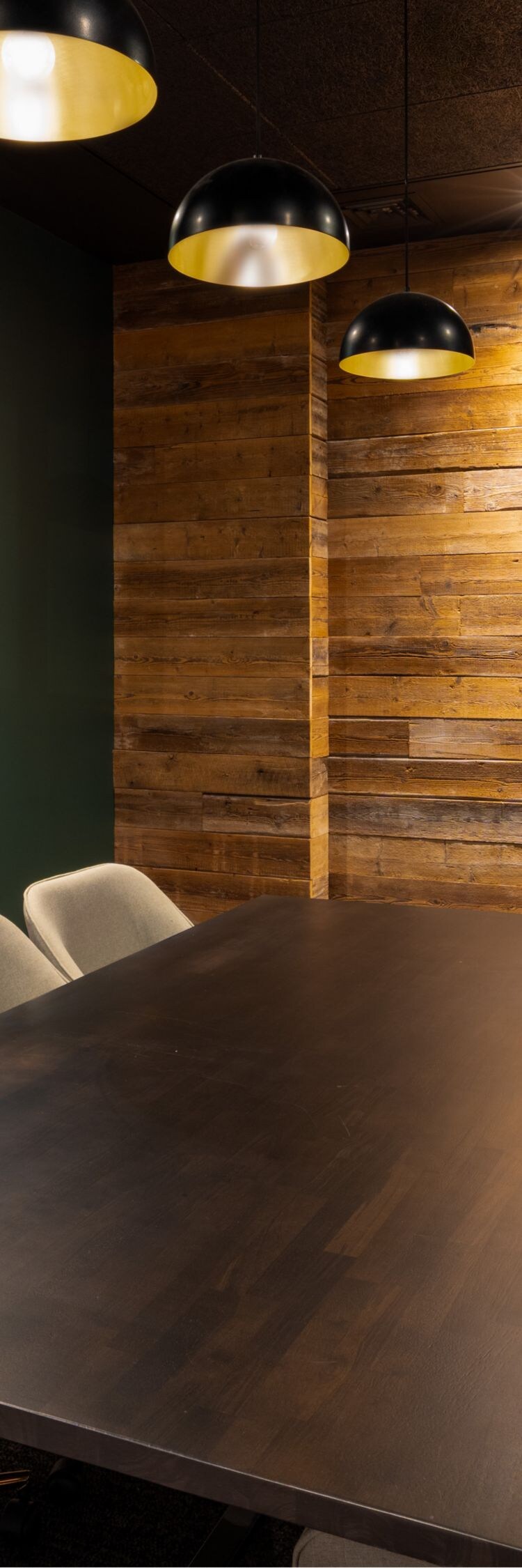 Boardroom setup - meeting room at Moxy