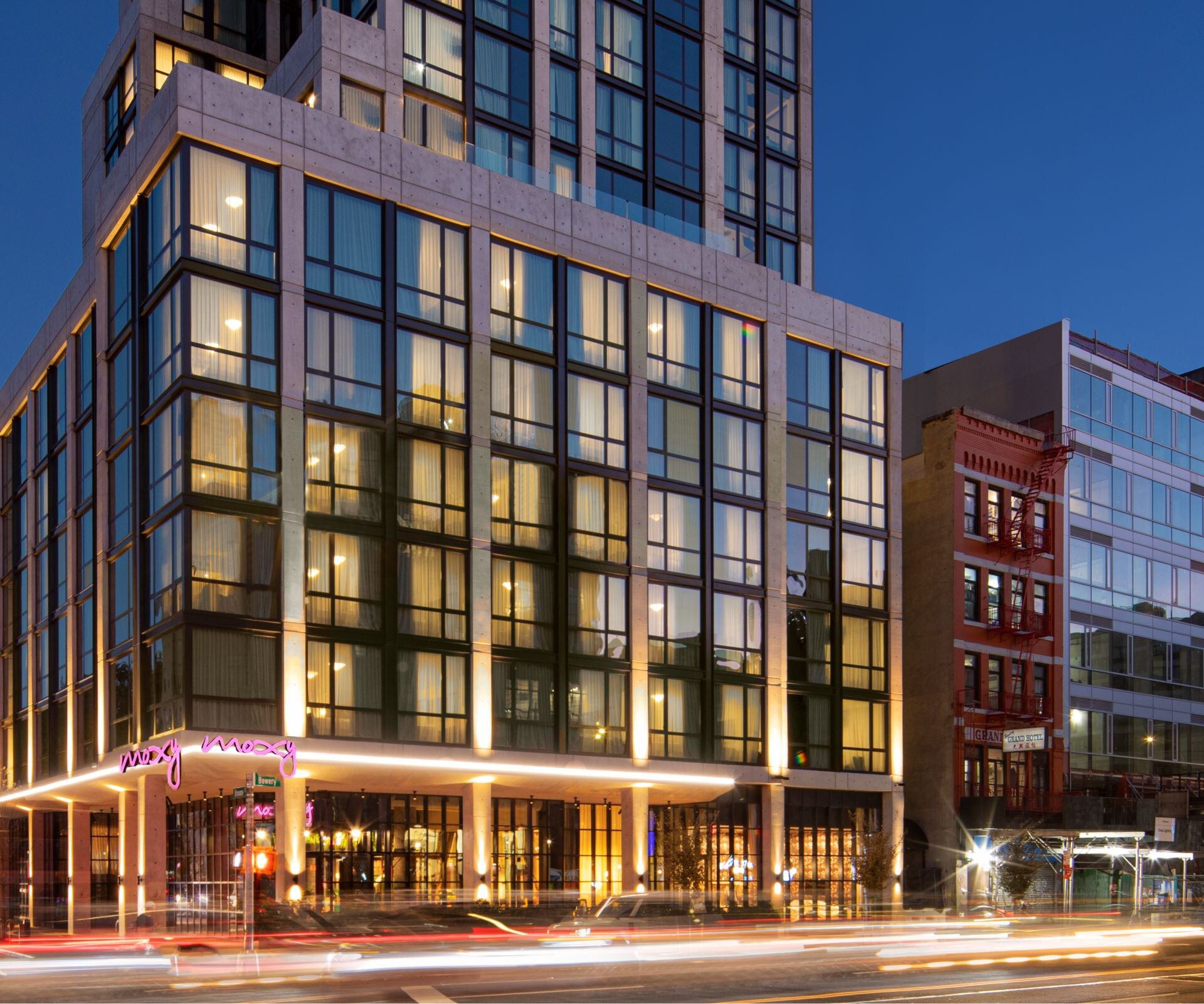 hotel new york lower east side Exterior Night