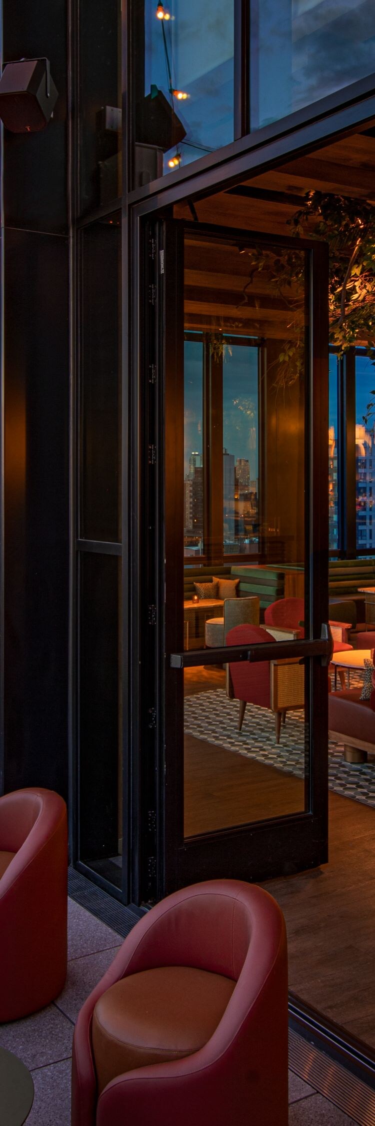 Outdoor Terrace with views of NYC