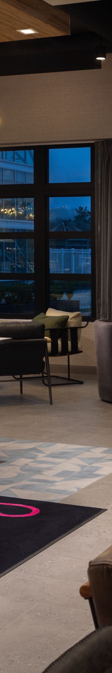 Cozy restaurant seating