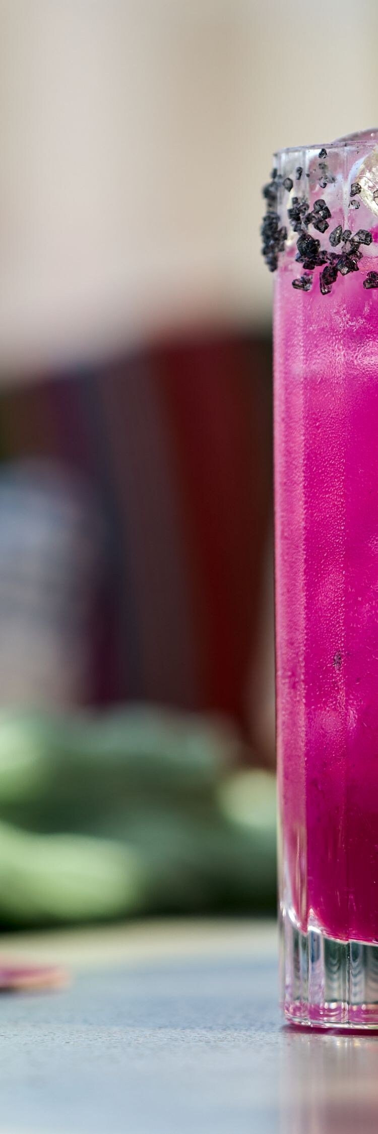Colorful cocktails at Rosa's Diner