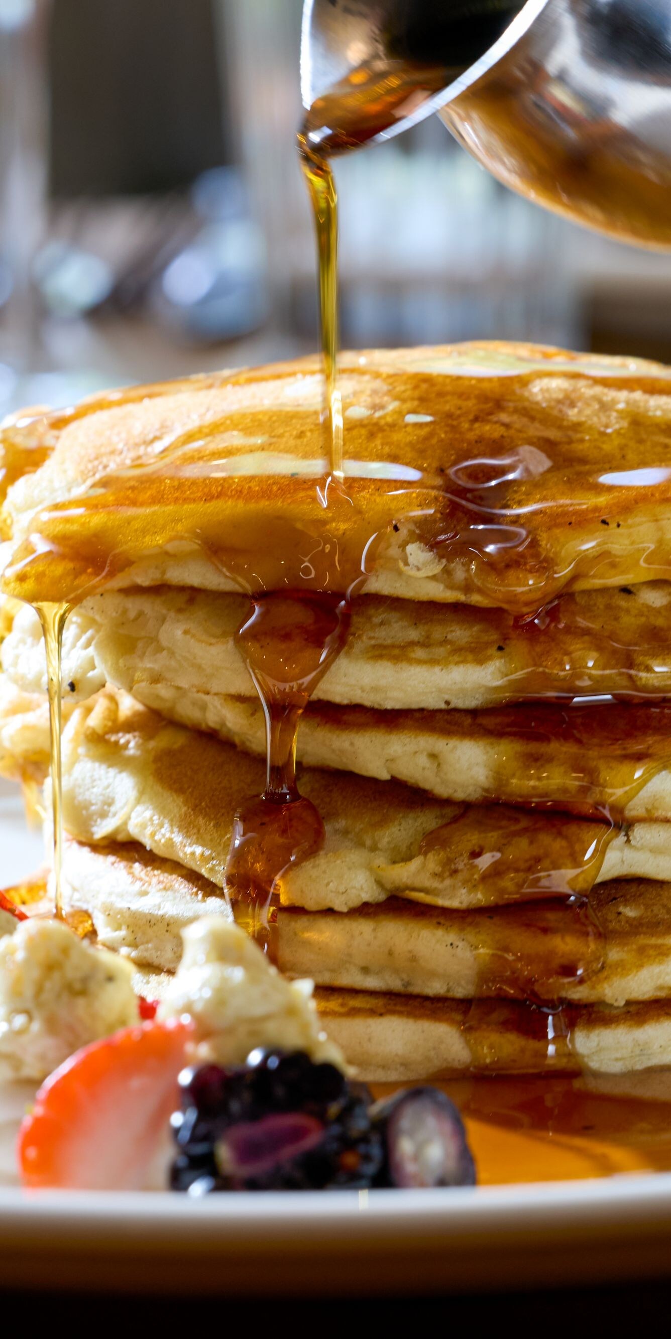 Pancakes served at Rosa's
