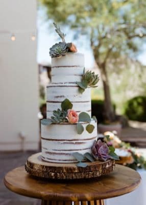 JW Marriott Scottsdale Arizona婚礼蛋糕