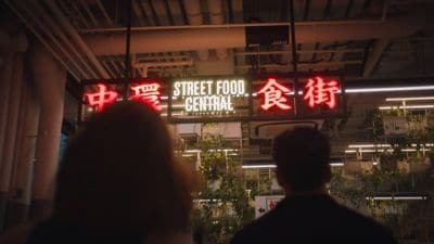 Hong Kong street food shop