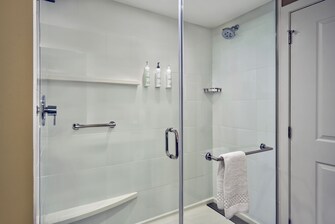 Private Studio Suite Shower Bathroom