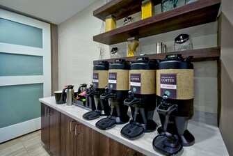 24-hour Freshly Brewed Coffee Station