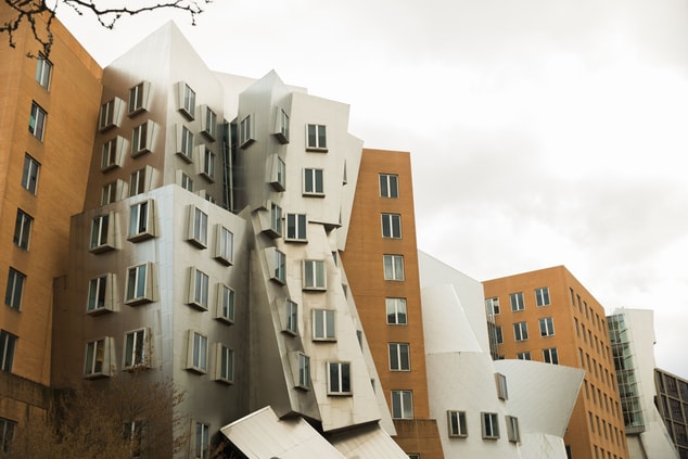 Modern architecture surrounding MIT's Campus