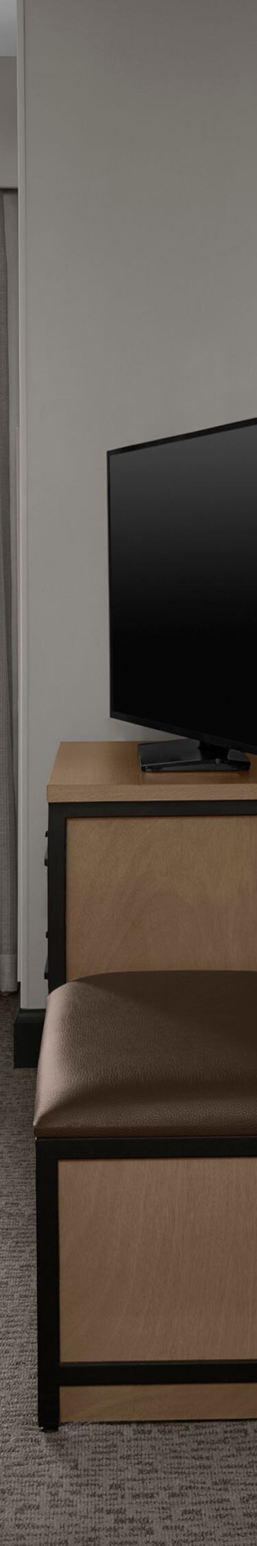 Table, TV, Couch, Bed