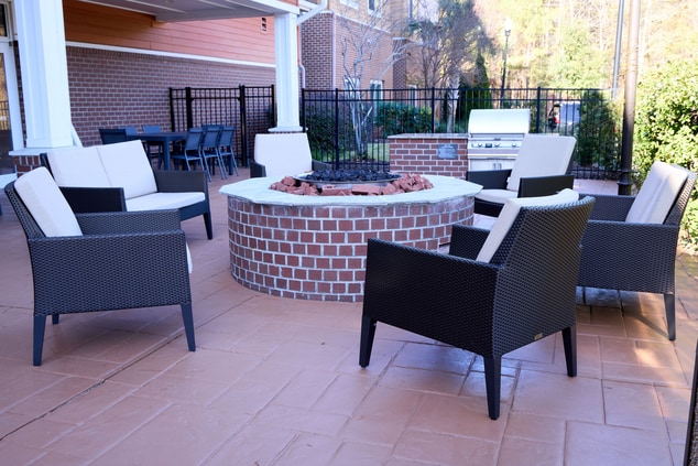 Firepit, patio, grill, relax