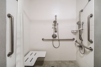 Accessible roll-in shower
