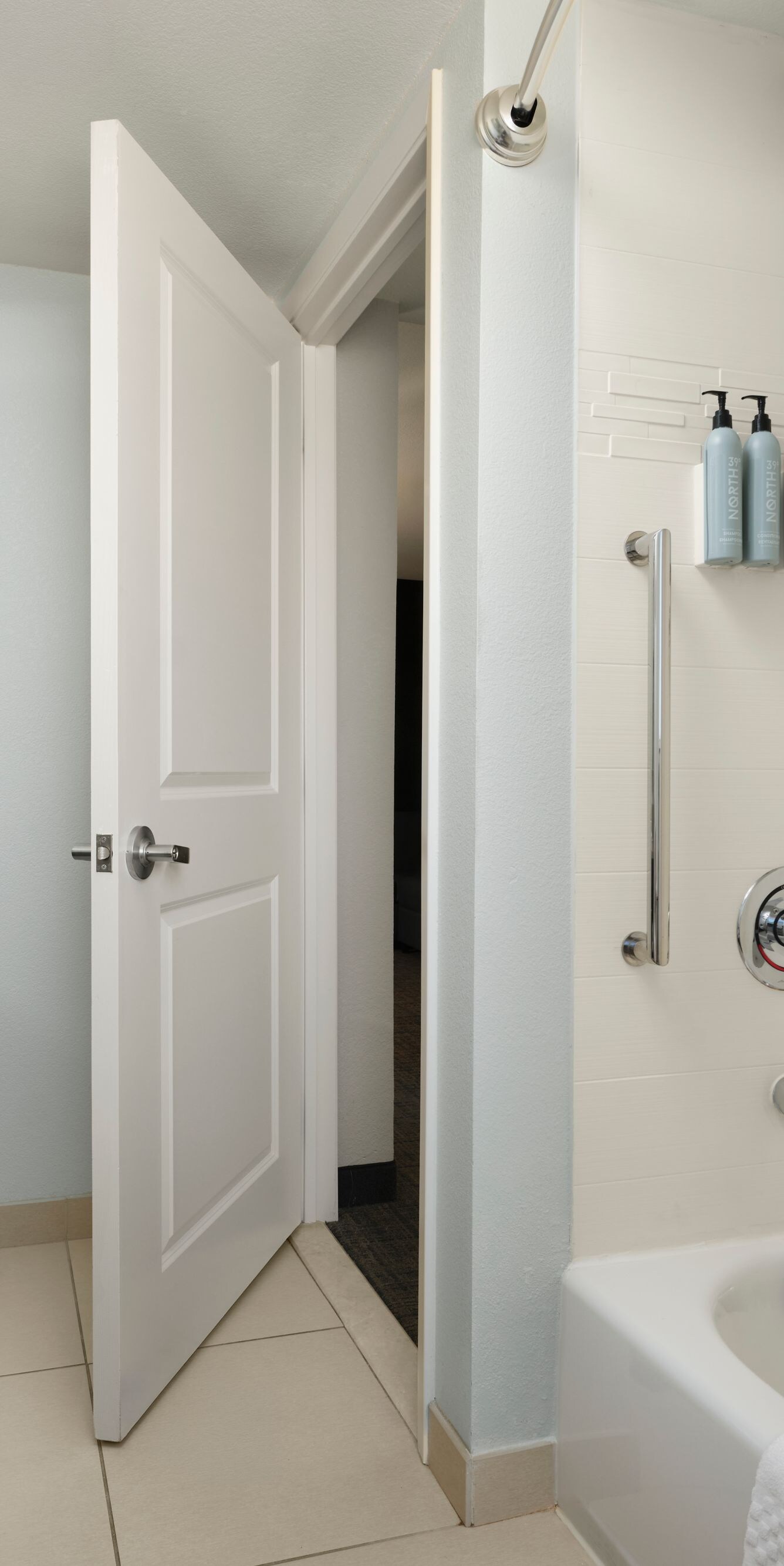 Spacious suite bathroom