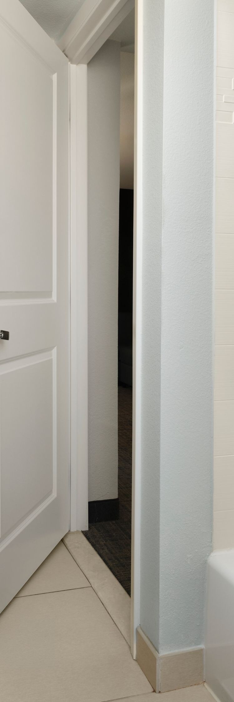 Spacious suite bathroom