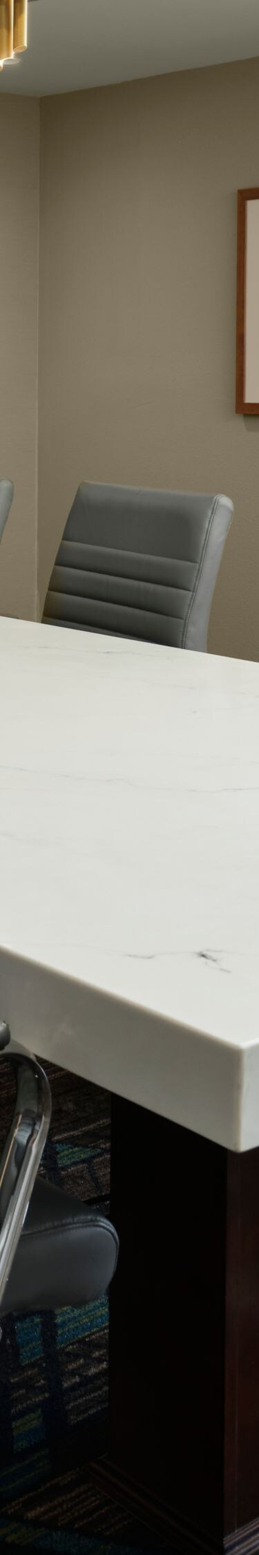 Boardroom with conference table