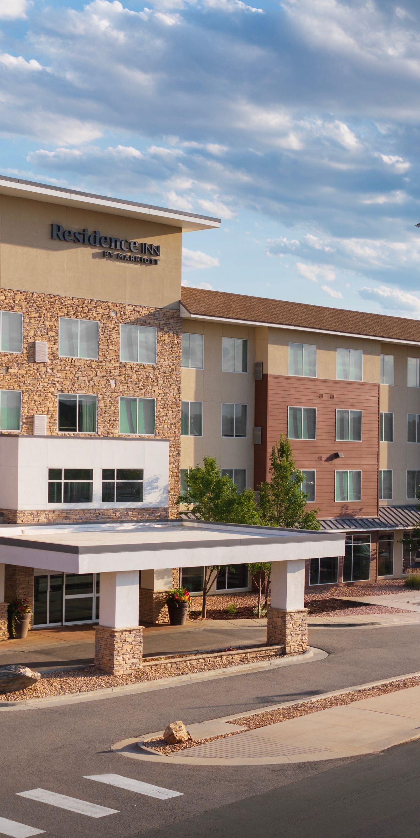 Hotel exterior building view