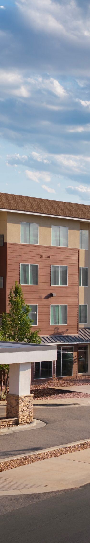 Hotel exterior building view