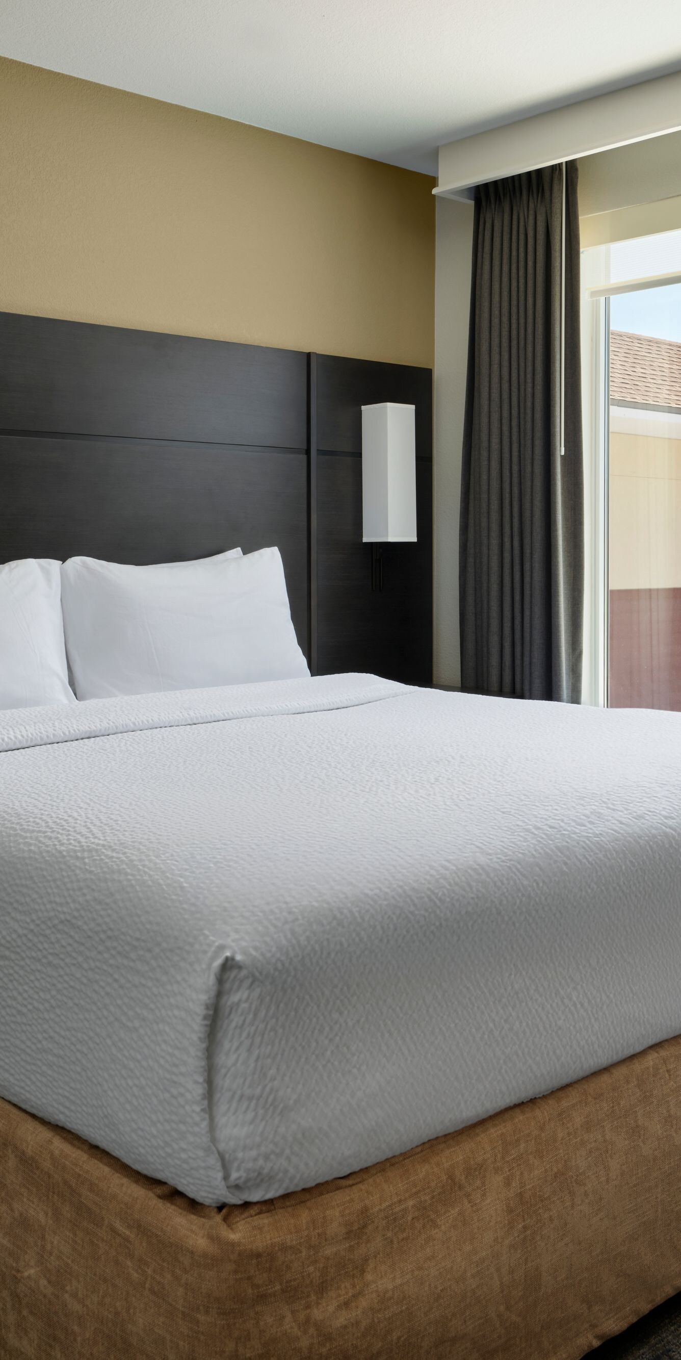 King Bed near large window