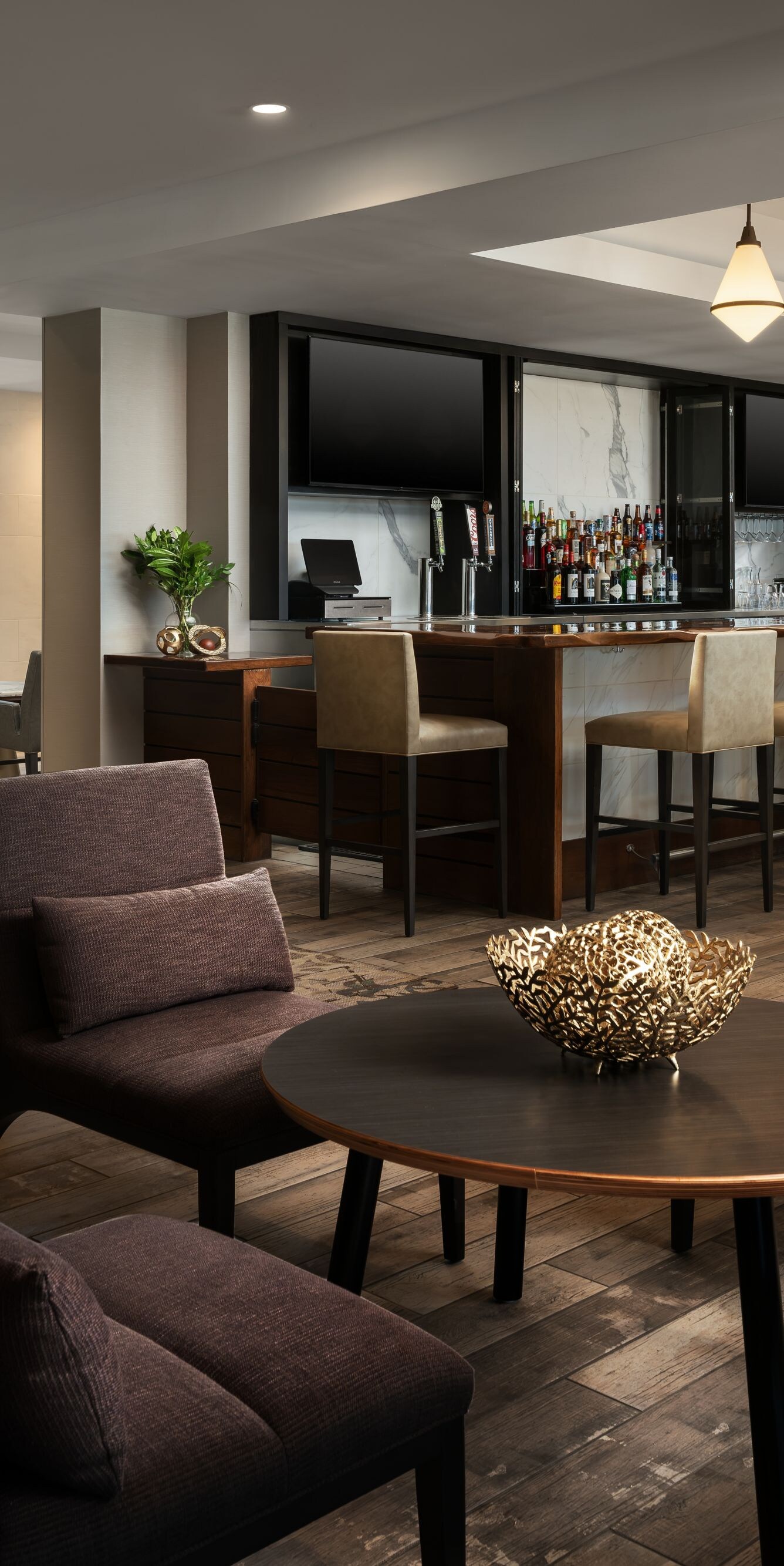 Lobby Bar and lounge seating