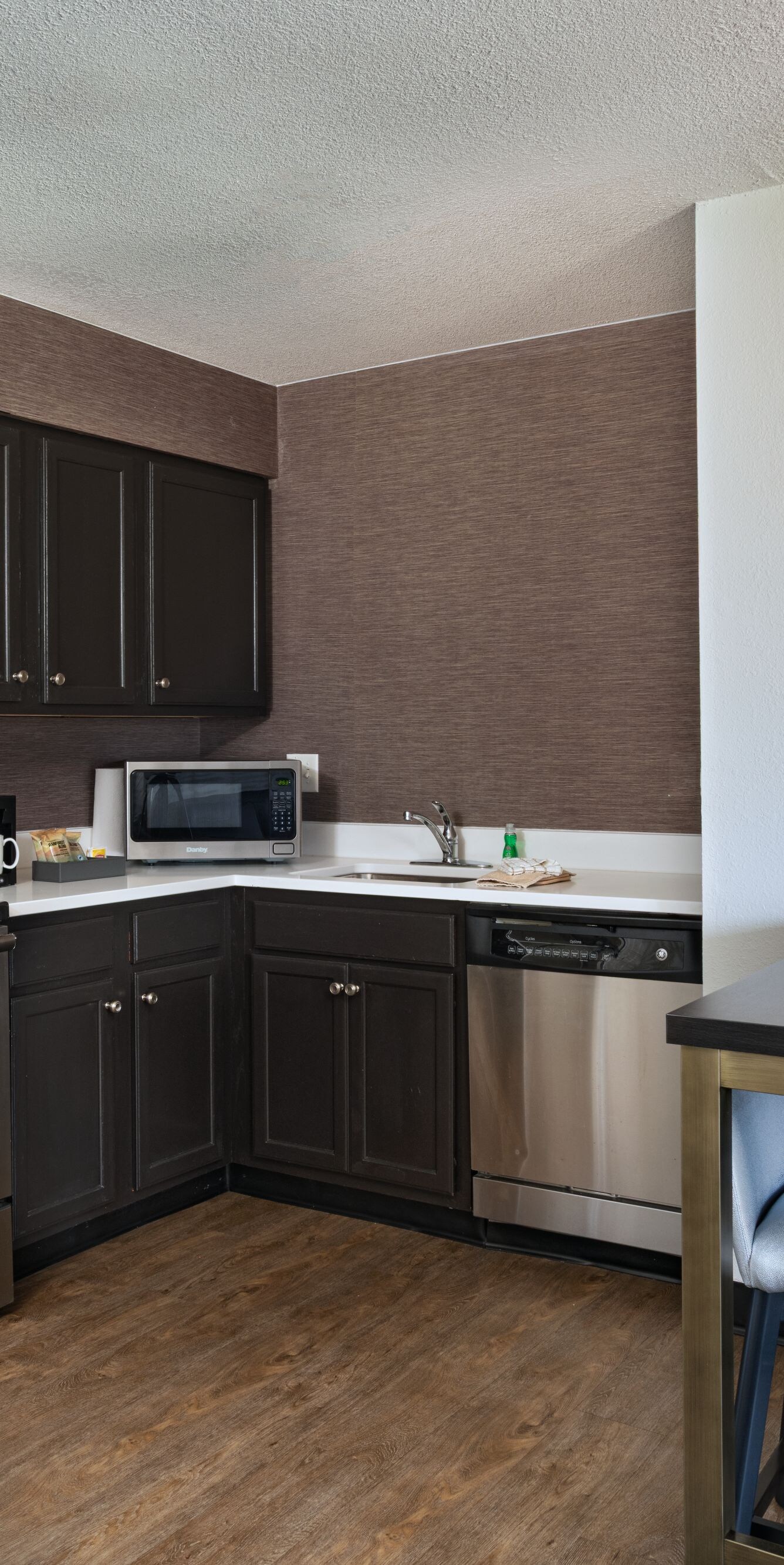Two-bedroom suite kitchen