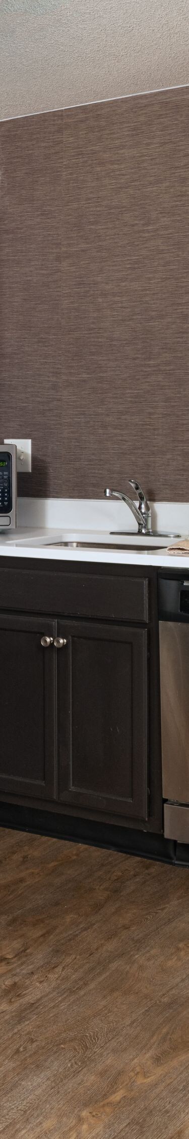 Two-bedroom suite kitchen