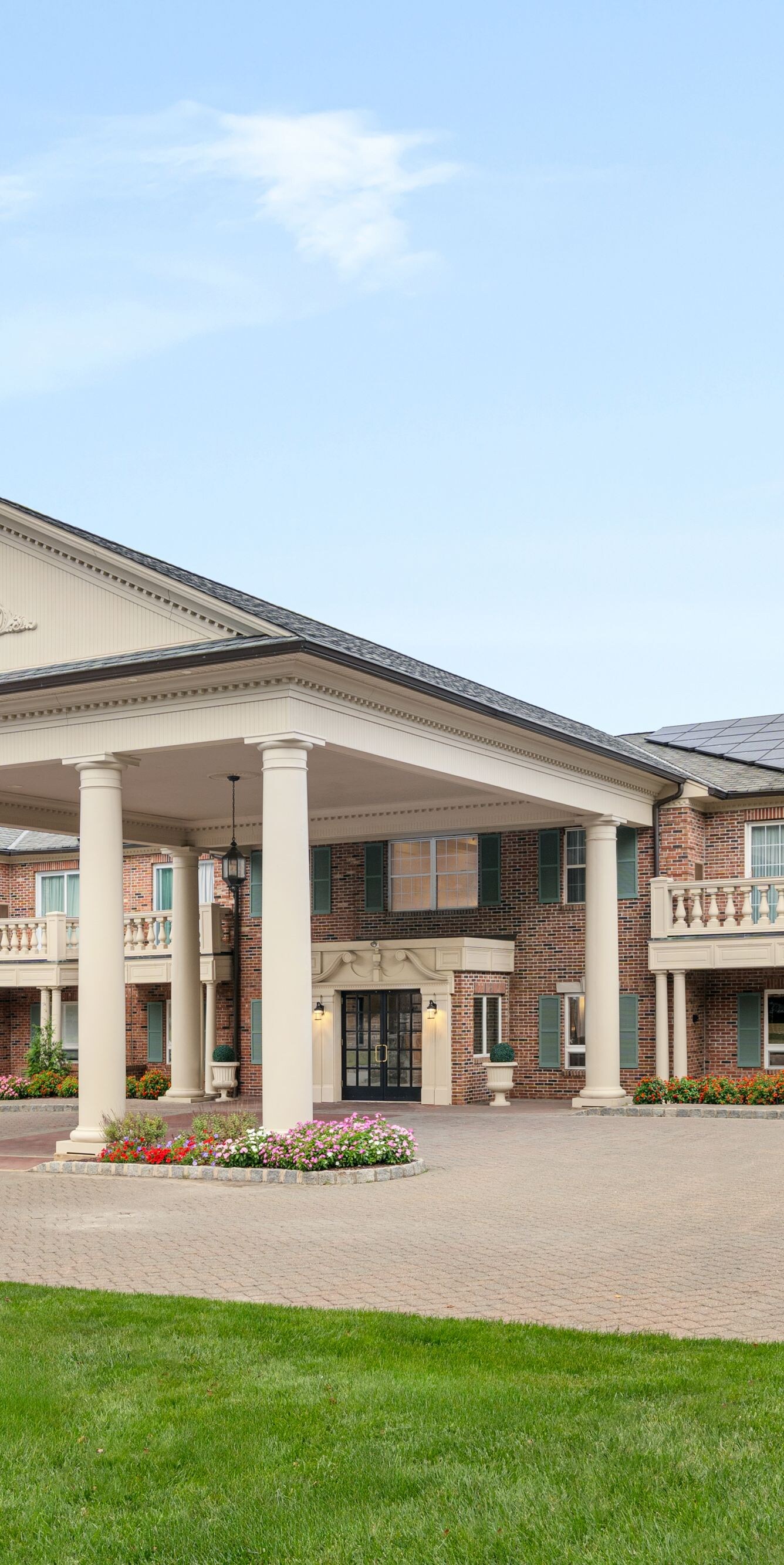 Exterior of hotel property during the day