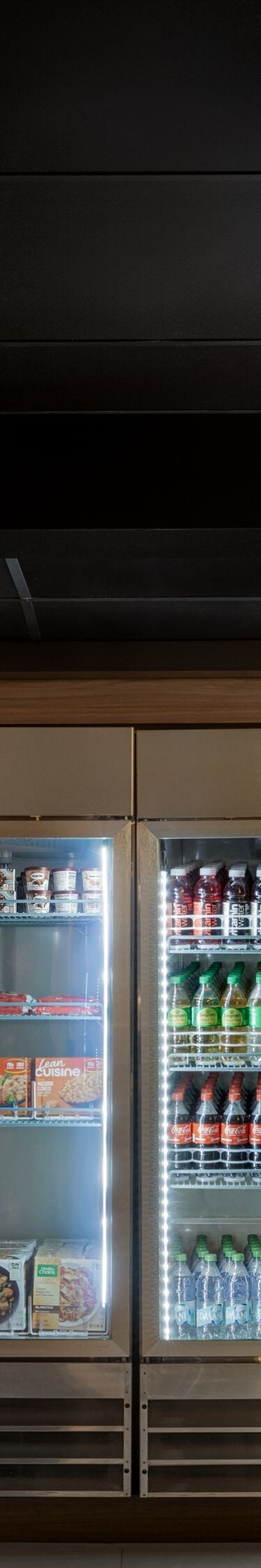 Lobby market with drinks and snacks for purchase