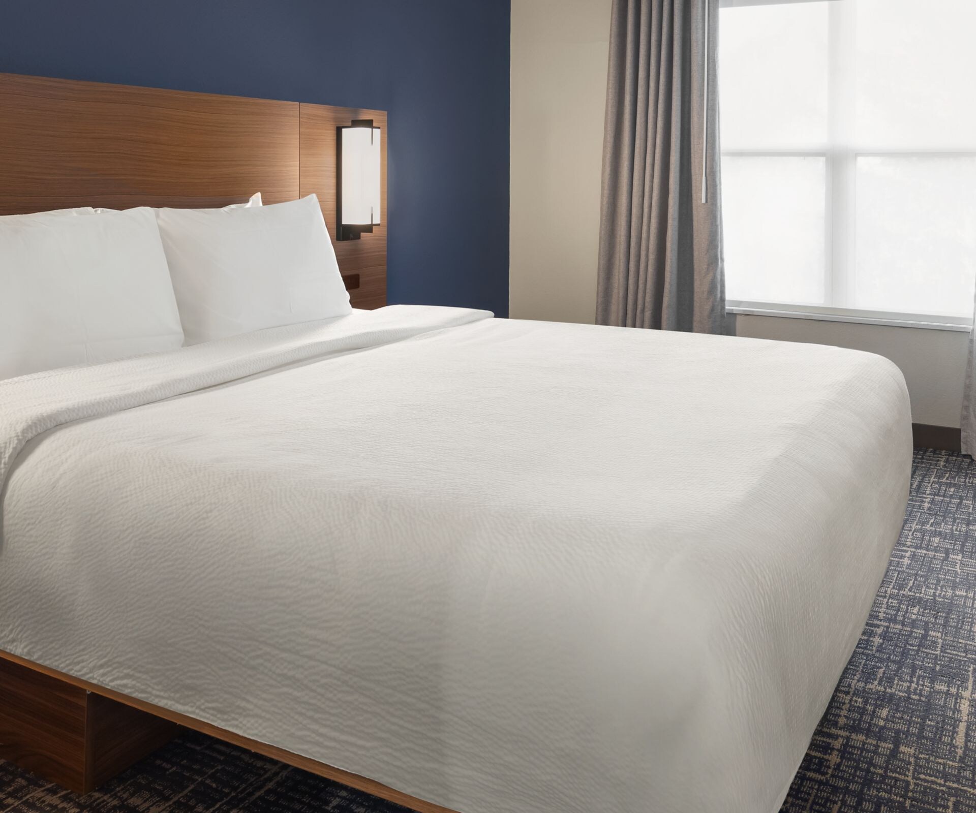 Bedroom with king bed