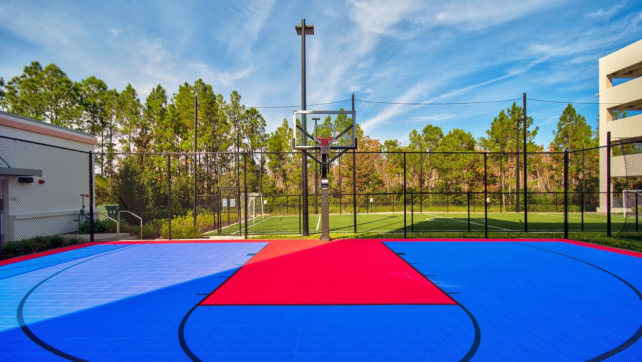 Outdoor Basketball Court 