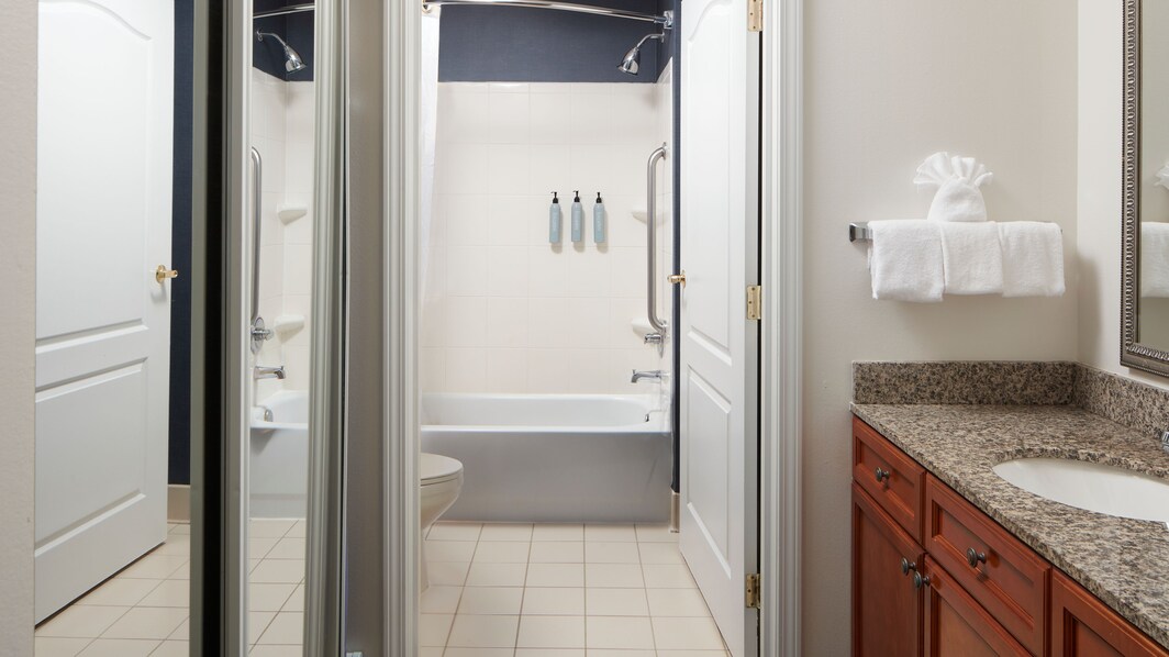 Standard Bathroom - Shower and Tub Combination