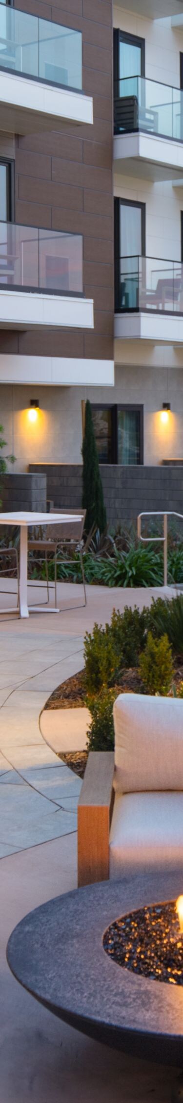 Fire pit lounge seating
