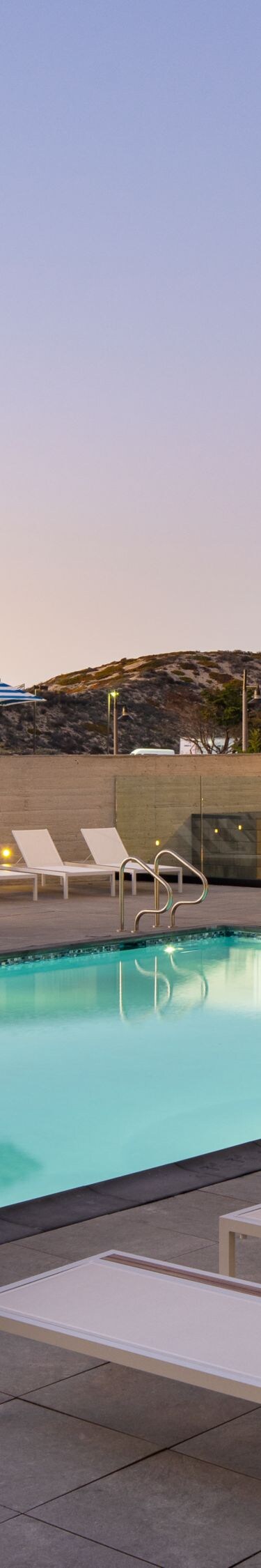 Heated outdoor pool