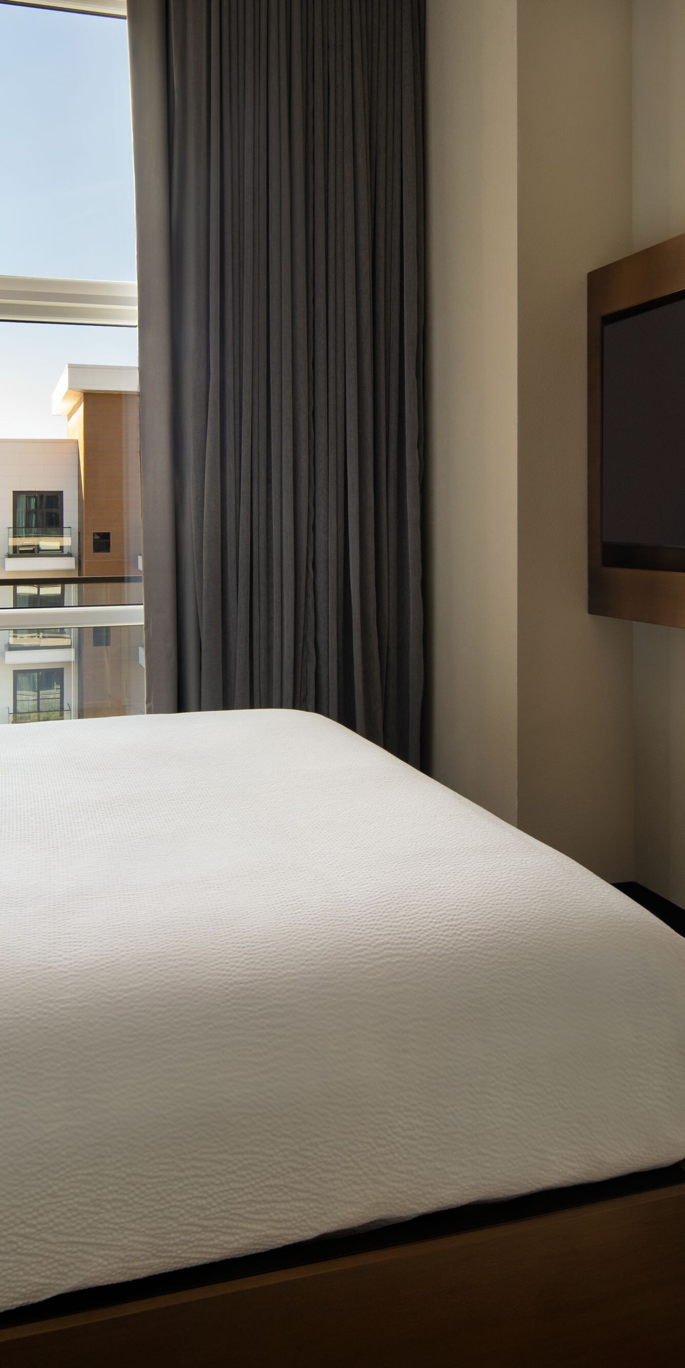 King bed suite with separate living room