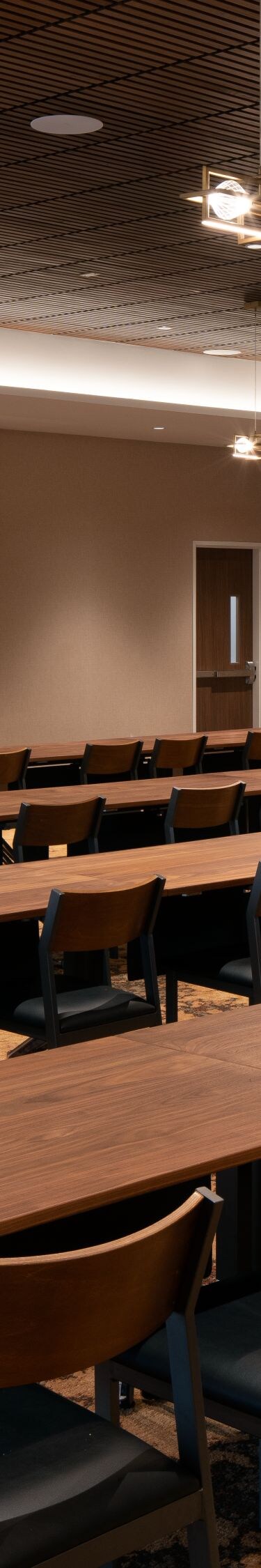 Ponderosa room with classroom setup