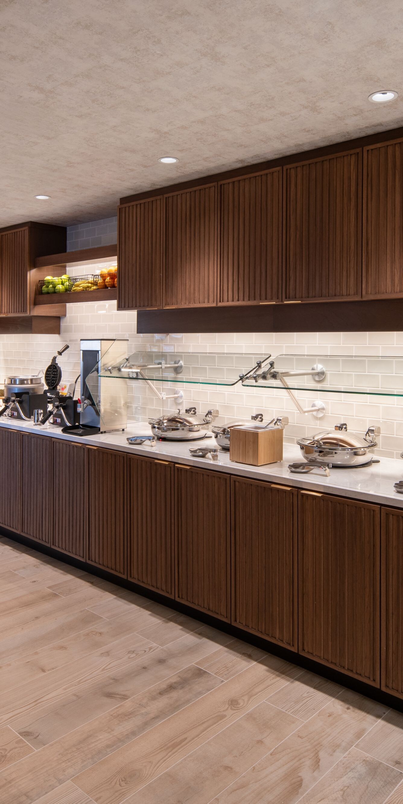 breakfast buffet spread