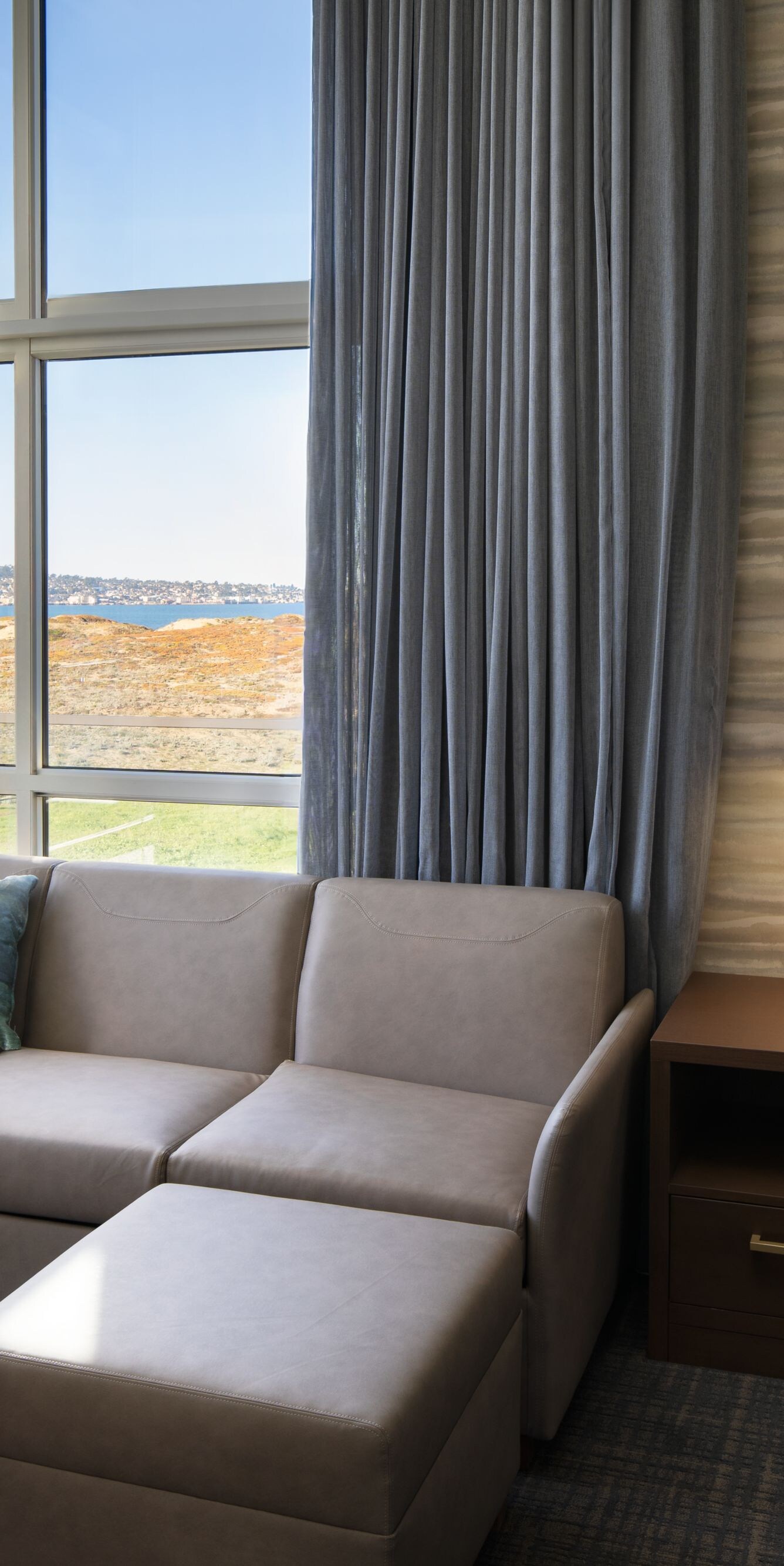 King bed suite featuring separate living area