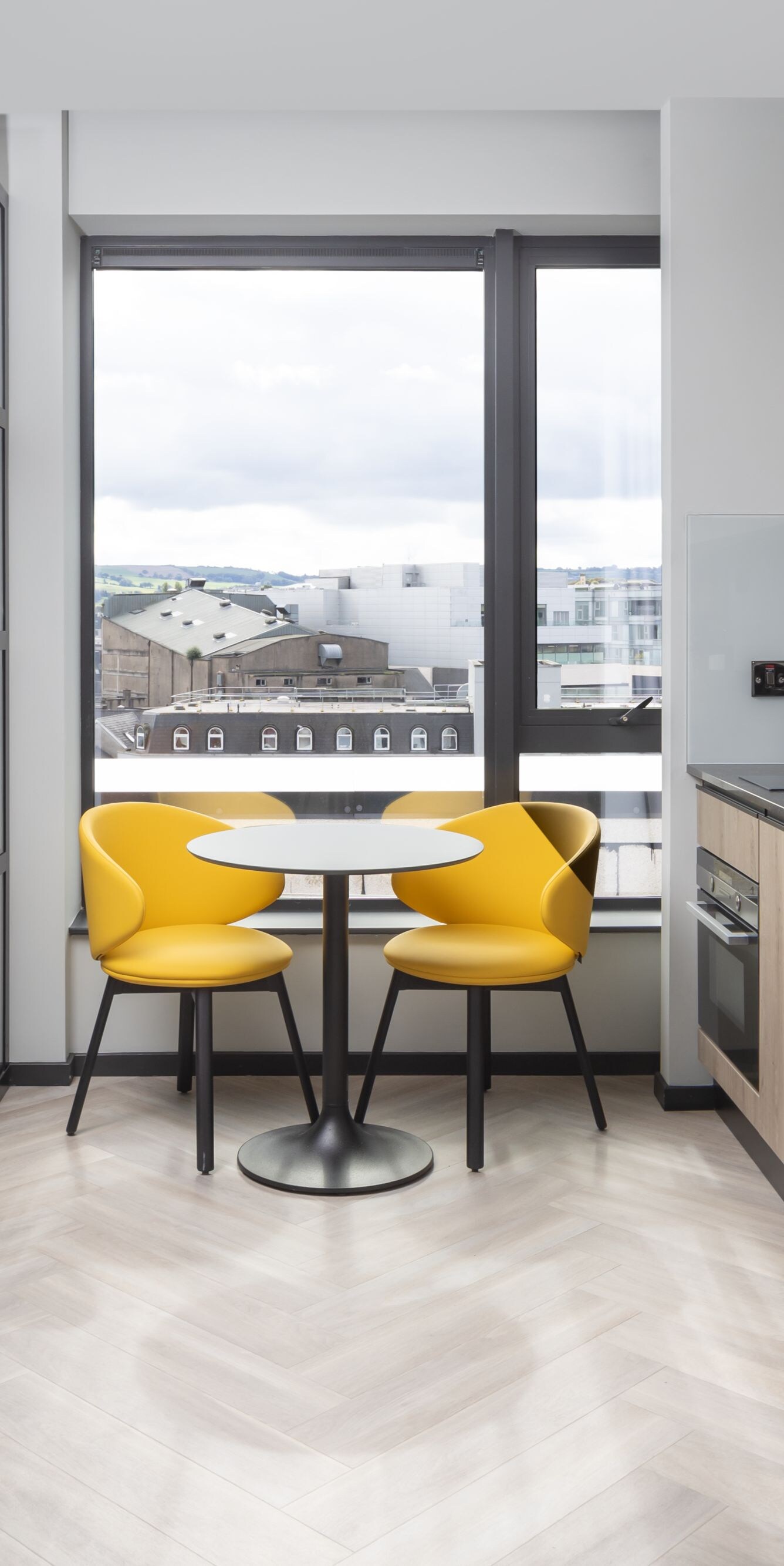 Studio suite with kitchen and city view