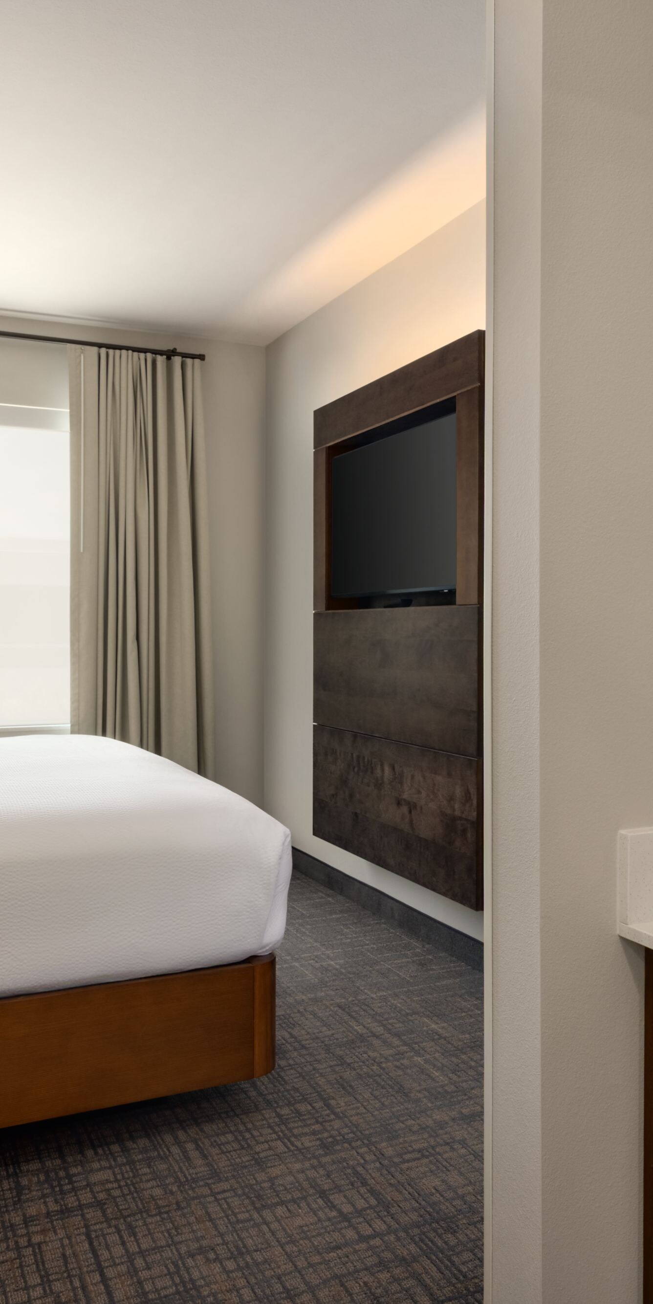 bedroom with king bed