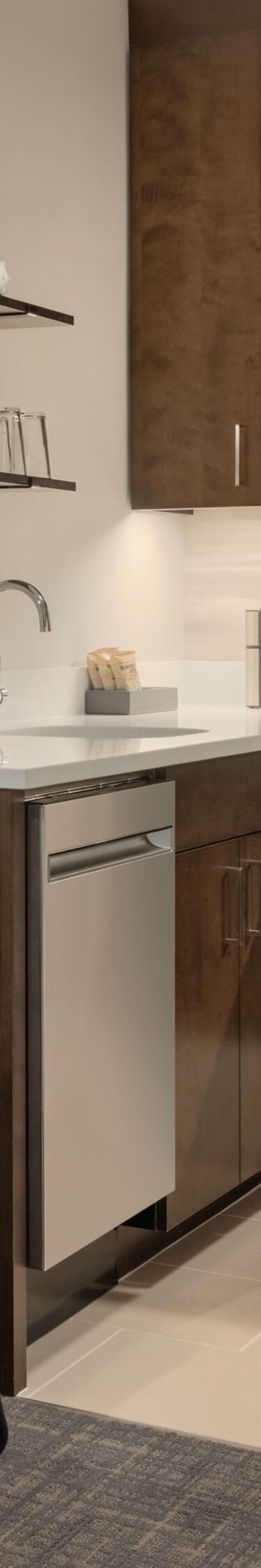 kitchen and dining for two
