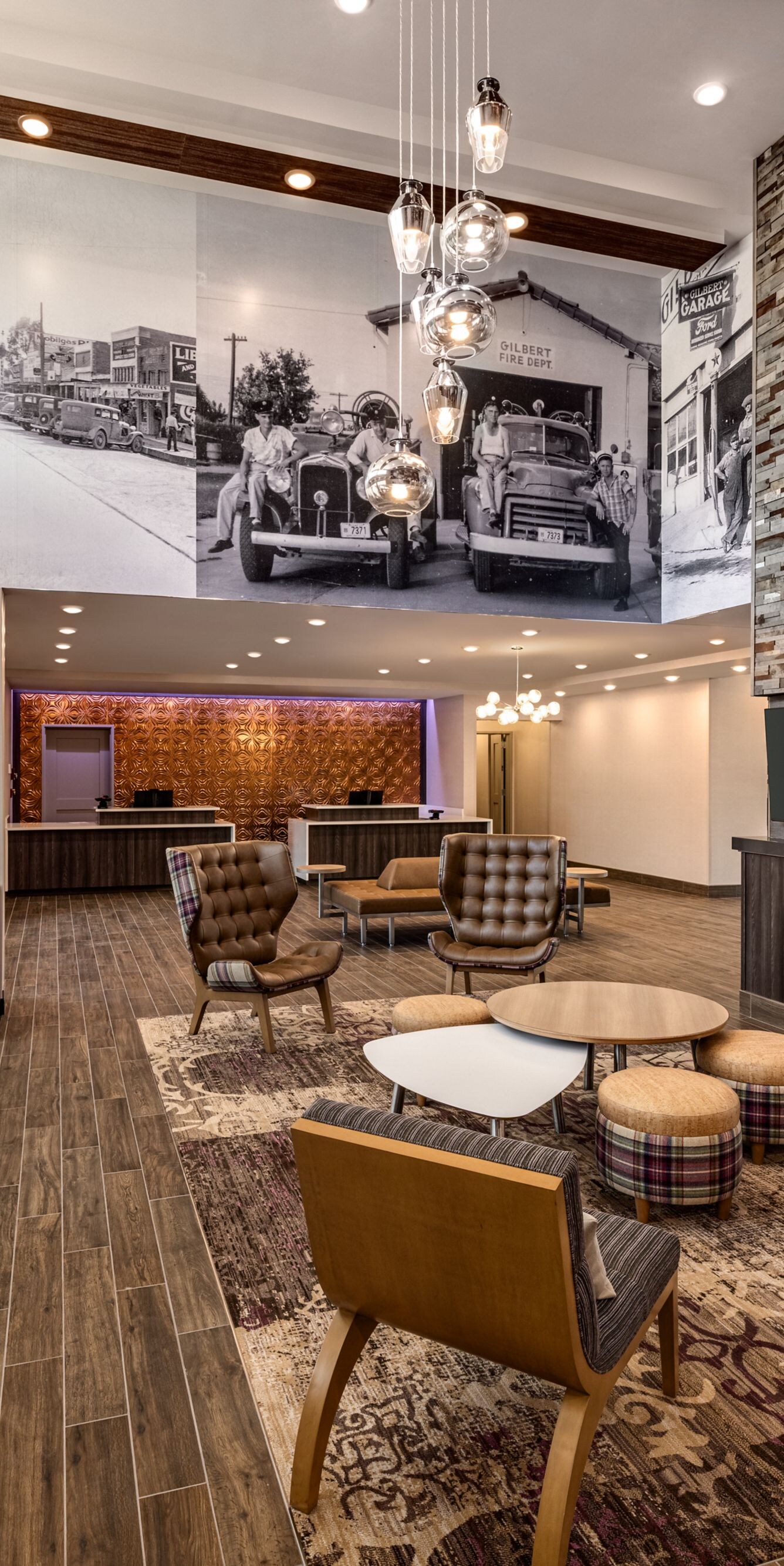 Lobby seating area