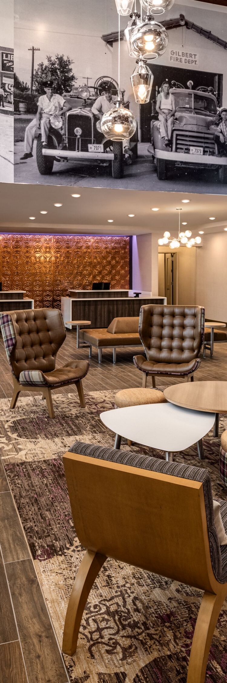 Lobby seating area