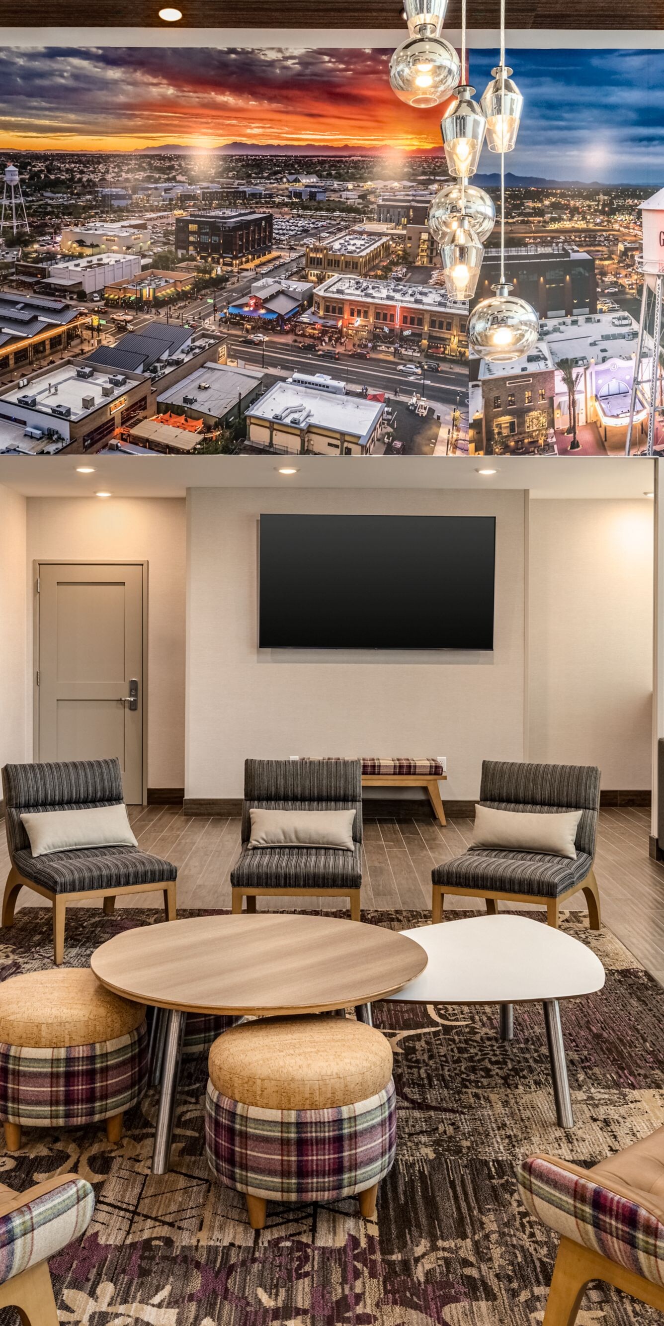 Lobby seating area