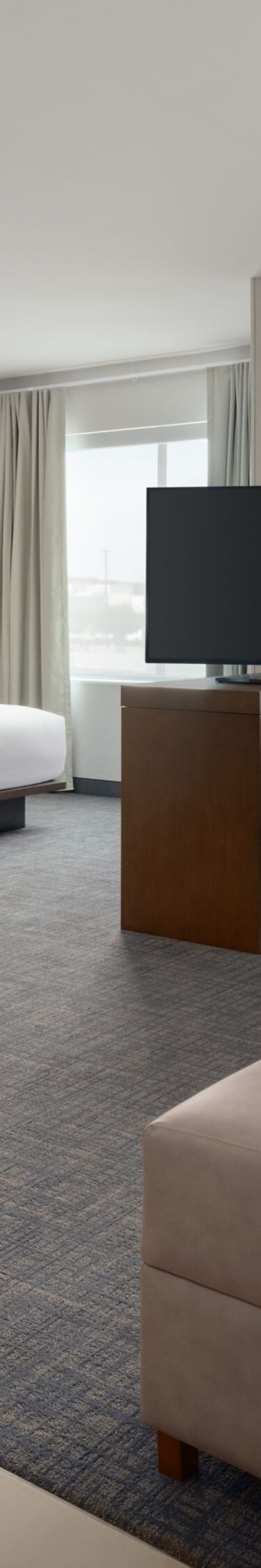 Living room of studio suite