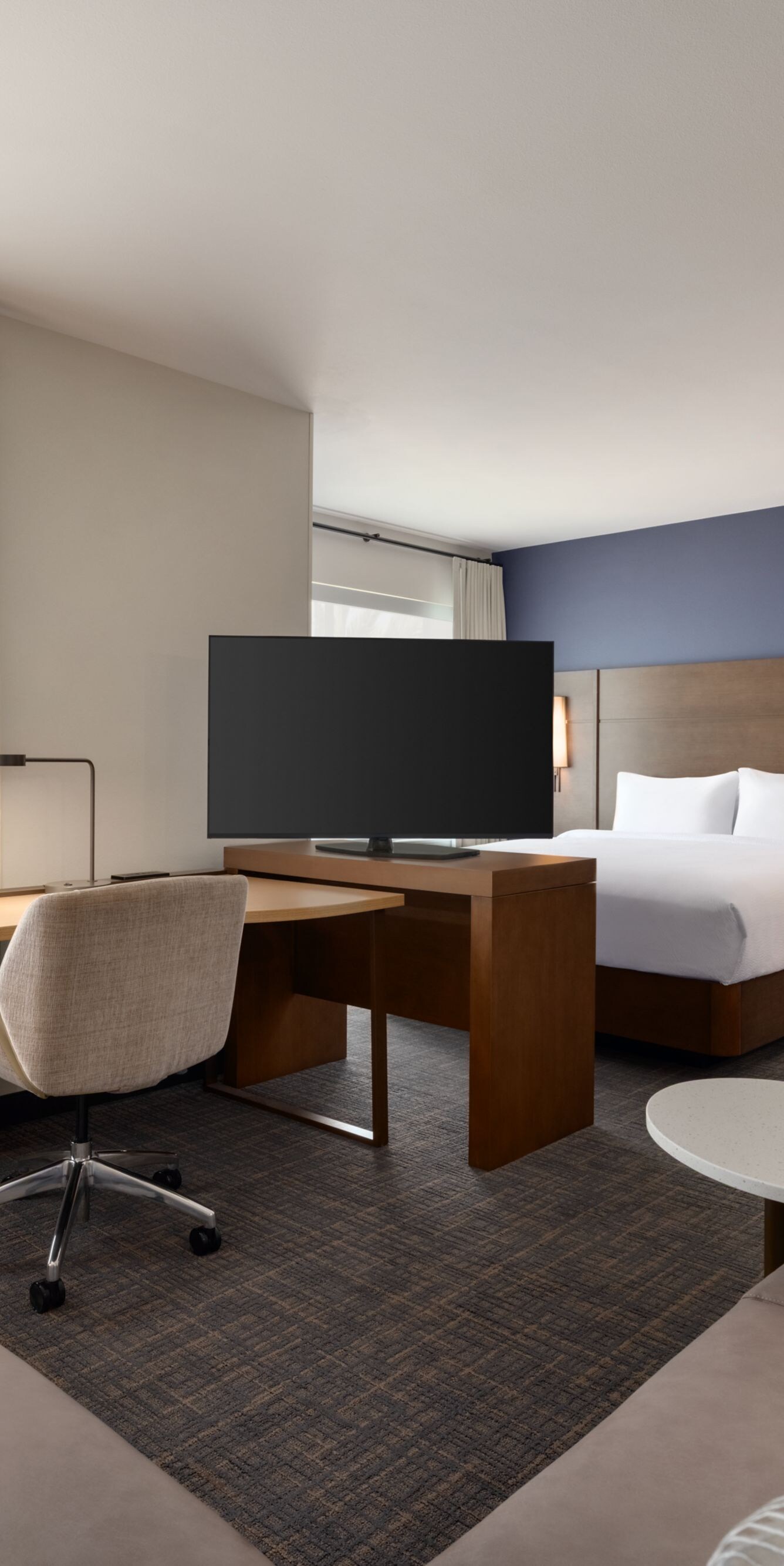 Studio suite with sleeping and living areas